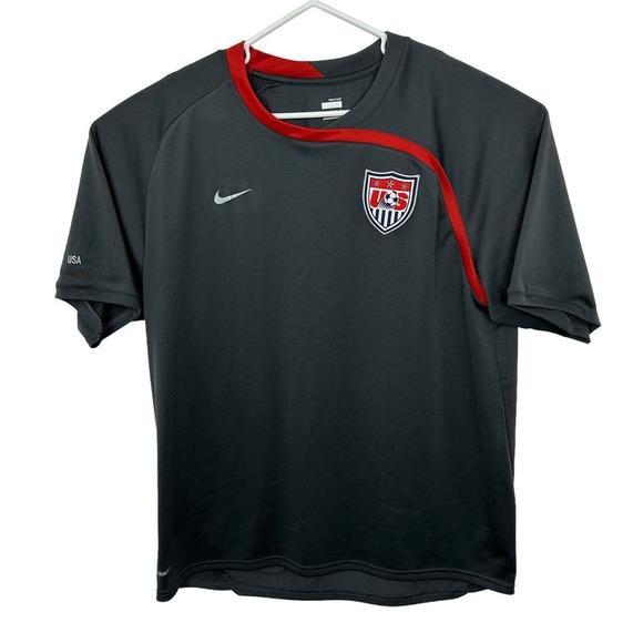 Nike Other - Nike USA Soccer Jersey T-Shirt Shield Logo 265624-060 Mens Size XL Dark Gray